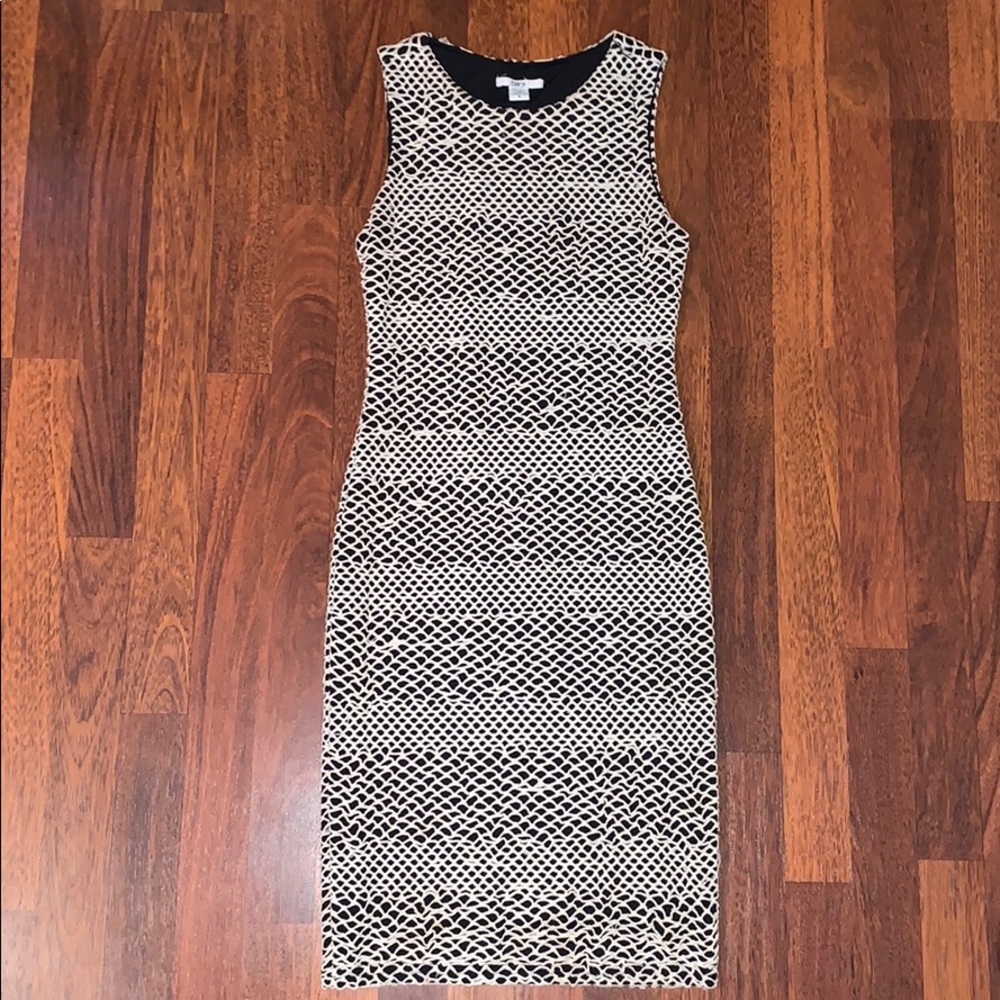 Bar III | lace lined dress